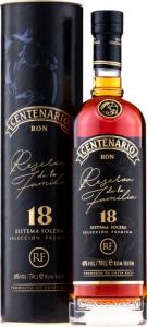 Ron Centenario Rum 18 Years Old Reserva de la Familia 0,7l 40%