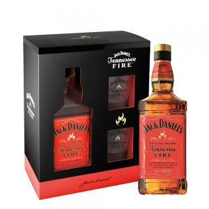 Jack Daniels Fire 0,7l 35% + 2x sklo