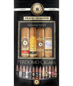Perdomo Humidified Travel Bag Connecticut 4ks